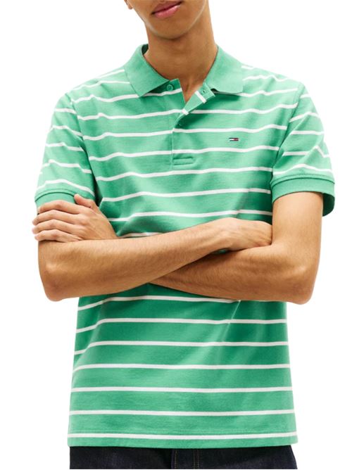 Polo regular fit a righe Tommy Jeans | DM0DM22708L5Y